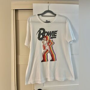White Bowie Graphic T-Shirt